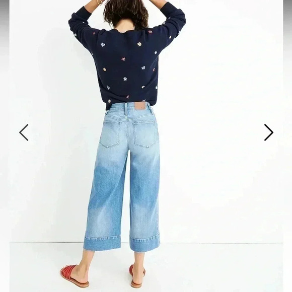 MADEWELL WIDE LEG CROP JEANS - Picture 3 of 8